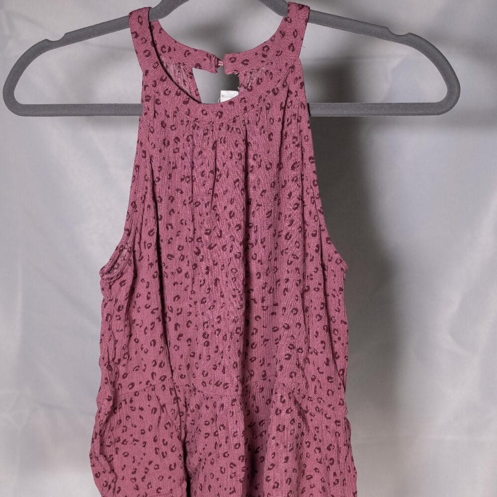 Purple Leopard Print Tank